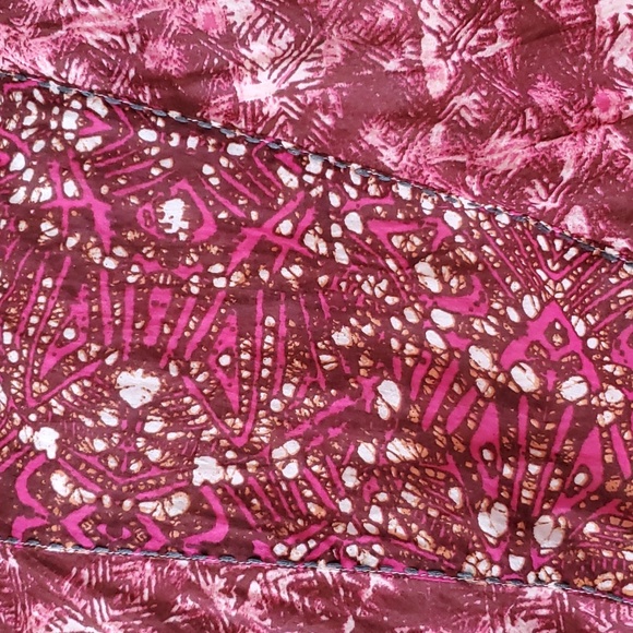 NEW Free People Pink Fushia Combo Short Sleeve Batik Tent Loose Fit Dress Size S - Picture 16 of 16